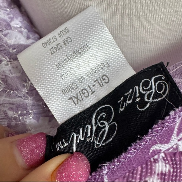 Vintage Floral Babydoll Dress Top Y2K Fairycore Coquette Boho Festival L/XL - Picture 6 of 6